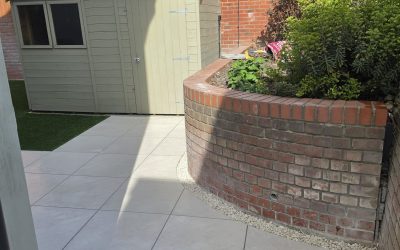 White Porcelain Slab Installation